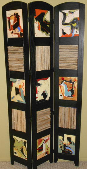 Abstract Panels Screen